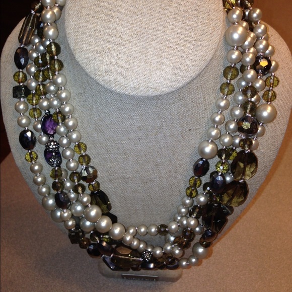 Five Strand Necklace by Stella & Dot.  NWOT - Picture 3 of 4